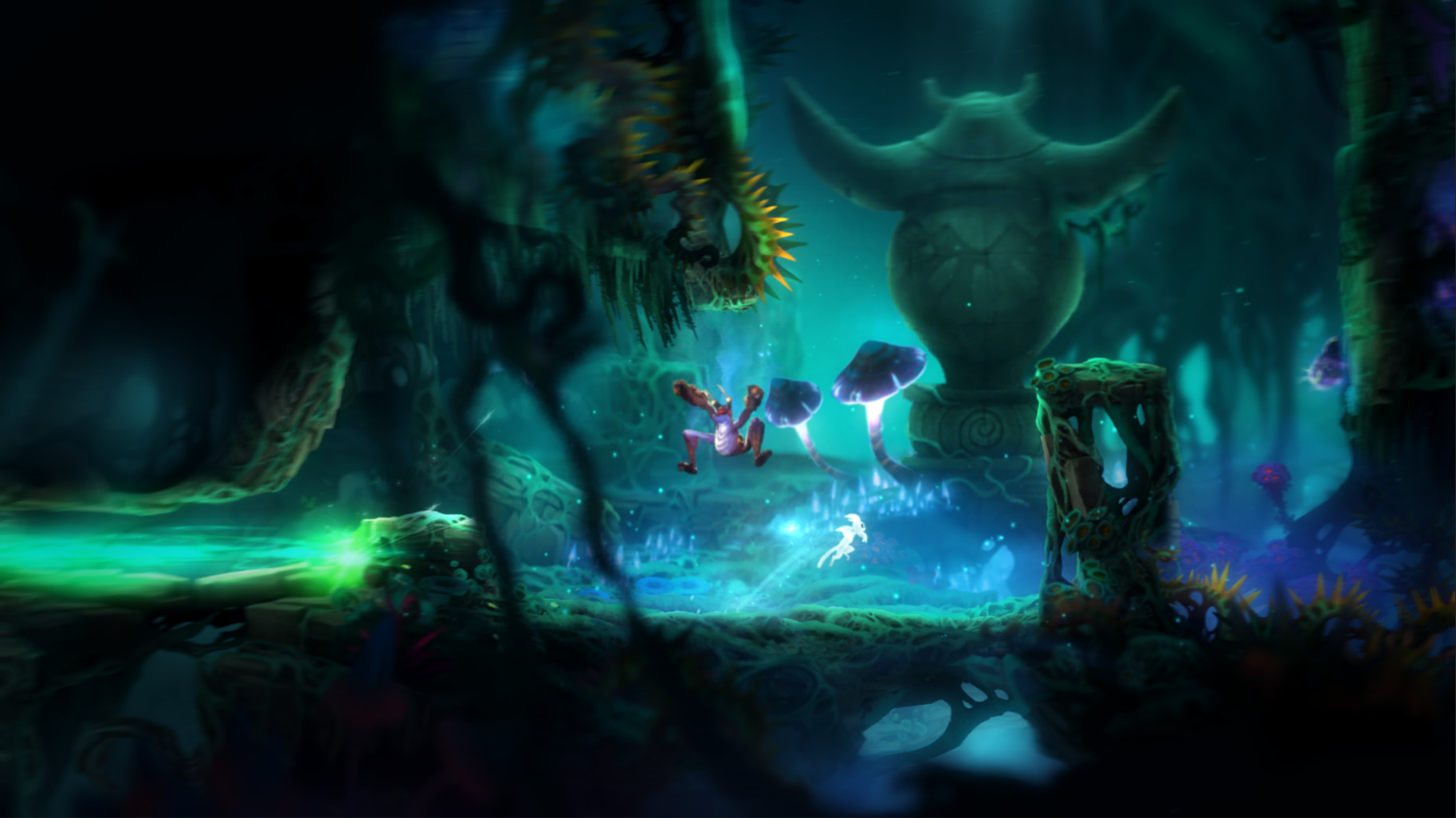 《奥日与黑暗森林/Ori and the Blind Forest》GOG终极版|容量10GB|内置完整简体中文汉化|支持键盘.鼠标.手柄|赠官方原声32首BGM|赠多项修改器|赠通关存档|赠原画集-源码交易网