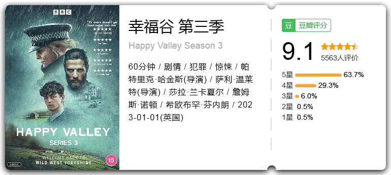 幸福谷第三季 [2023][9.1分][剧情 惊悚 犯罪][英国]-源码交易网