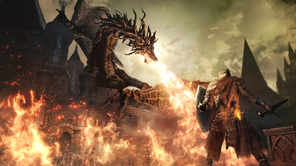 《黑暗之魂3/DARK SOULS III/附历代》v1.15.2|集成25号升级档.艾雷德尔之烬.环城DLCs|官中|支持键鼠.手柄|赠官方原声25首BGM|赠多项修改器|外送红发美女初始存档|赠官方设定集|赠历【游戏黑暗之魂1：受死版】|容量25GB插图1