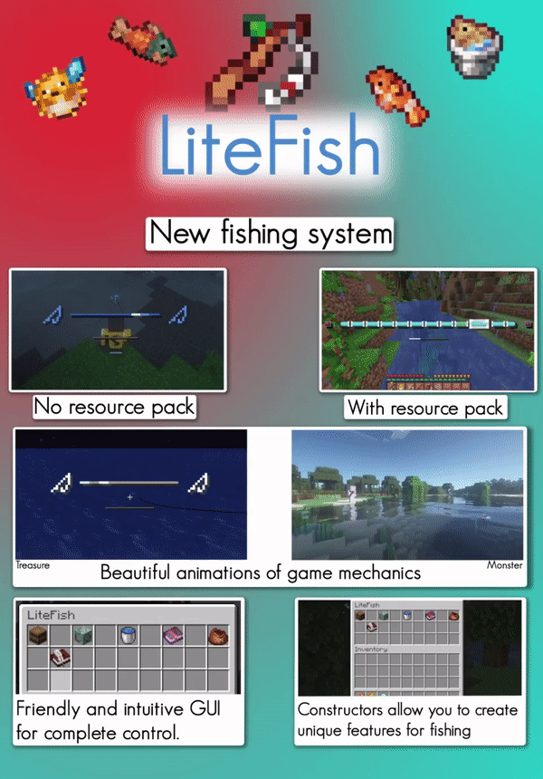 ⭐LiteFish⭐ [1.16 – 1.20]⚡锦标赛 新增 3.8.3 更新⚡插图
