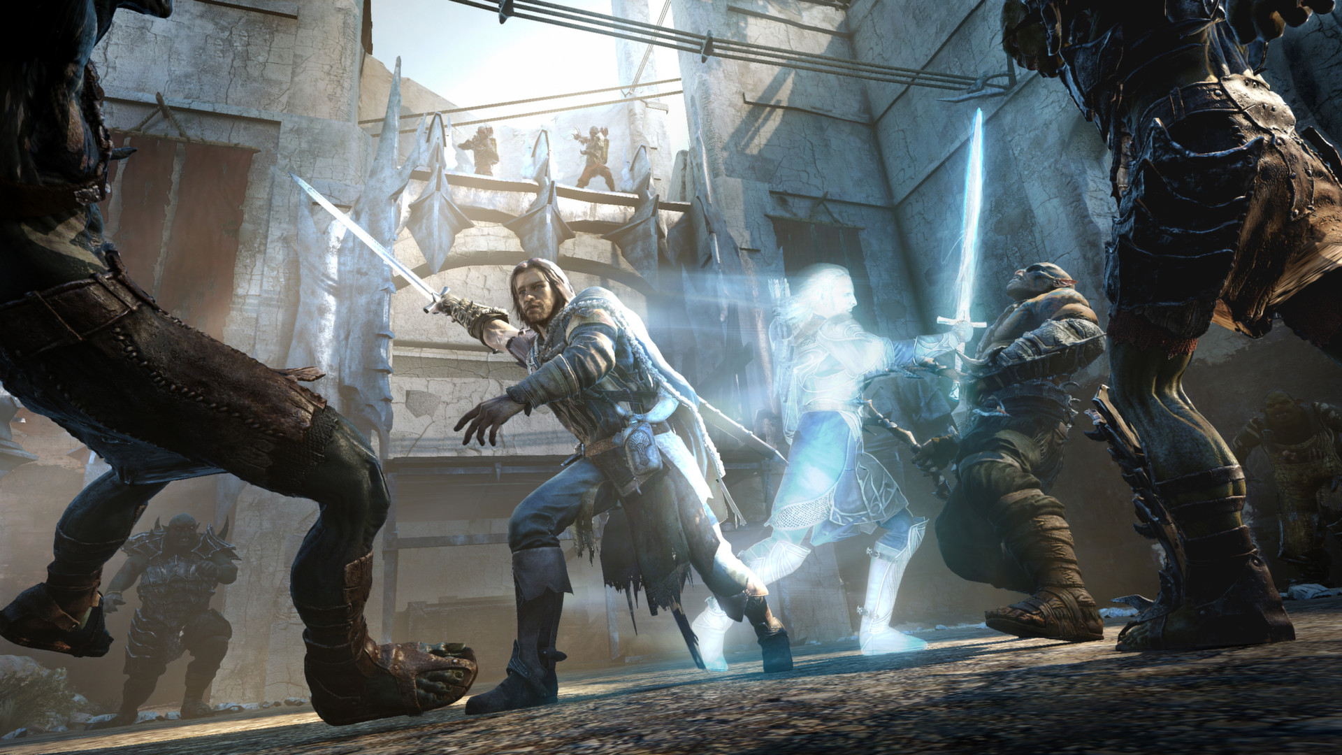 《中土世界：暗影魔多/Middle Earth: Shadow of Mordor》v1951.29年度版集成v4.5简中汉化.高清材质包|容量54GB赠音乐原声|赠多项修改器|赠26级必要符文.全史诗.适合挑战模式.100%收集.105小时存档-源码交易网