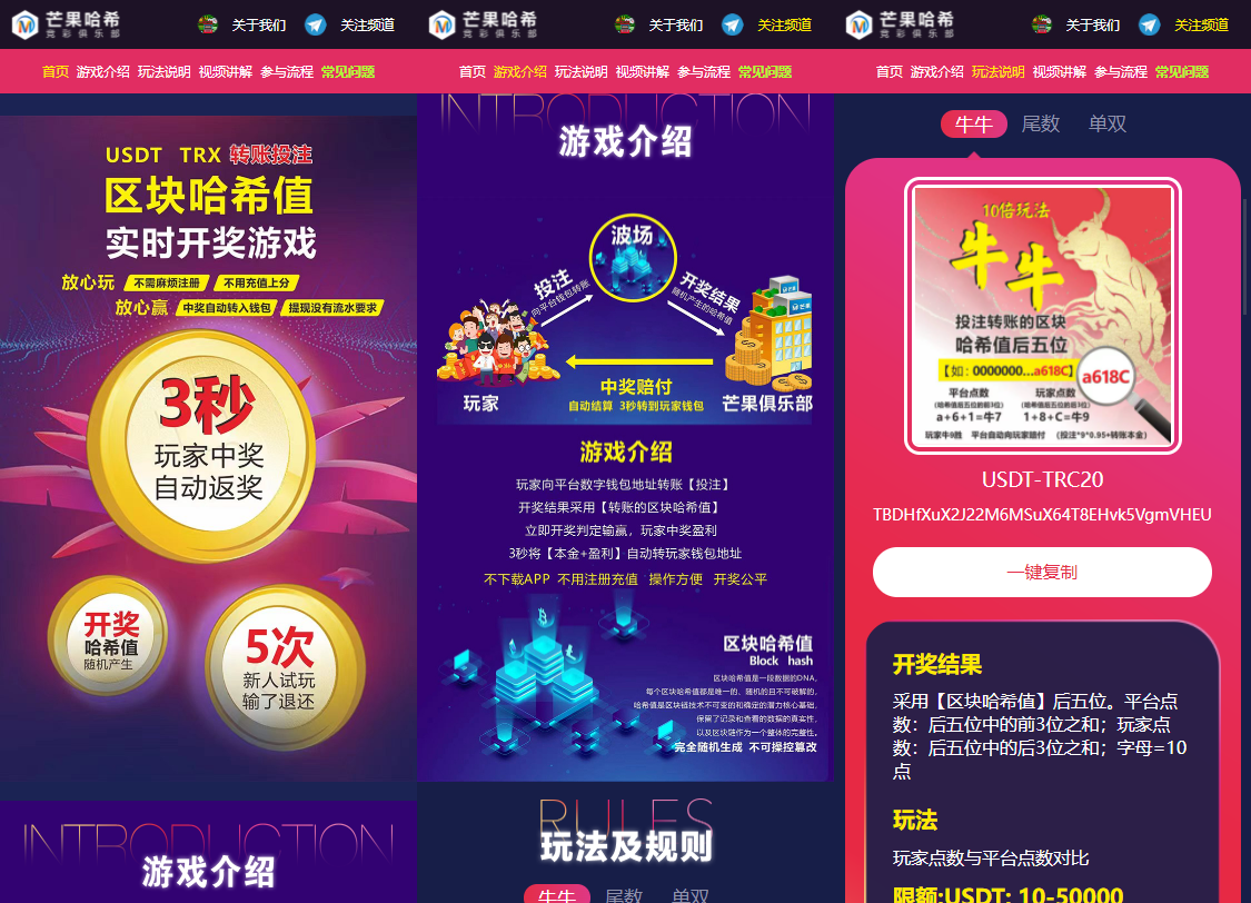 哈希值竞猜源码纯合约的返奖辛运哈希源码-源码交易网