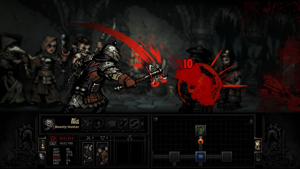 《暗黑地牢/Darkest Dungeon》v25661官中简体|容量3.72GB赠多项修改器|赠4周解锁存档插图5 《暗黑地牢/Darkest Dungeon》v25661官中简体|容量3.72GB赠多项修改器|赠4周解锁存档插图5