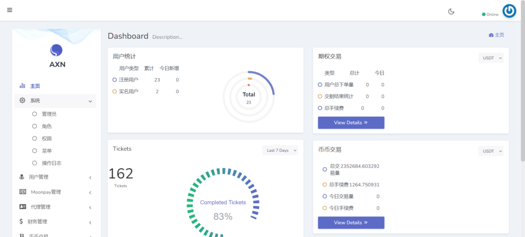 多语言bbvcoin交易所/合约交易+期权交易+币币交易+申购+质押挖矿/有代理系统14种语言/h5+pc前后端VUE开源插图3 多语言bbvcoin交易所/合约交易+期权交易+币币交易+申购+质押挖矿/有代理系统14种语言/h5+pc前后端VUE开源插图3
