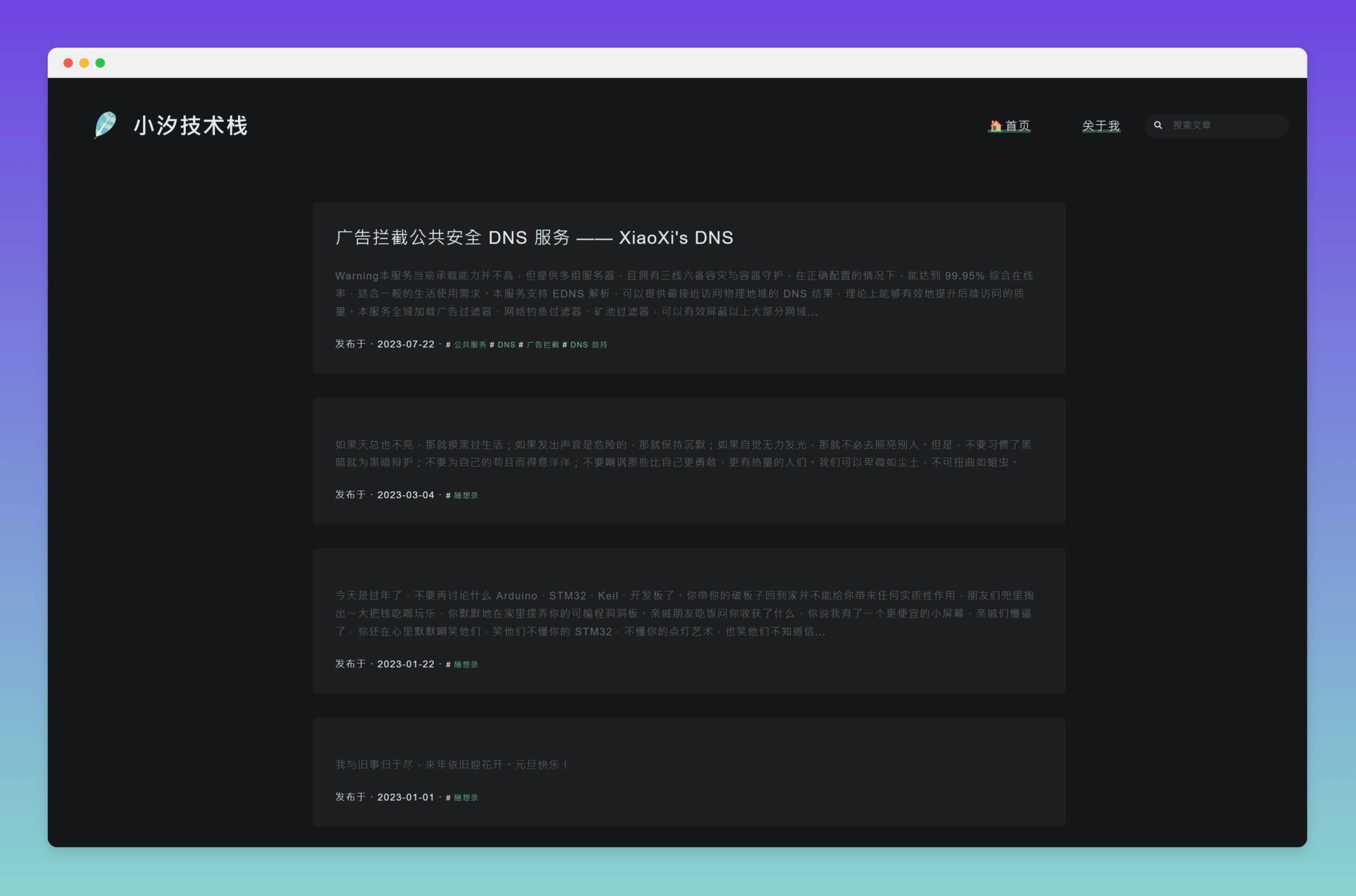 Simplecho 暗色极简风格-源码交易网