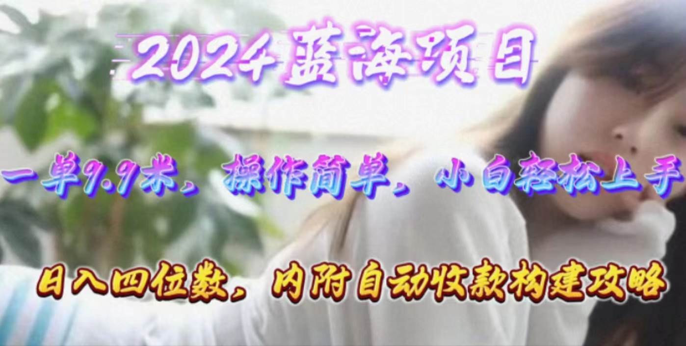 年轻群体的蓝海市场，1单9.9元，操作简单，小白轻松上手，日入四位数-源码交易网
