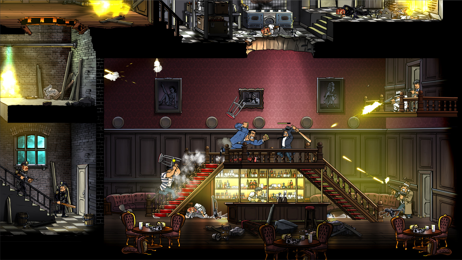 《枪，血，意大利黑手党 2/Guns, Gore and Cannoli 2》v1.0.8 容量2.7GB 官方简体中文-源码交易网