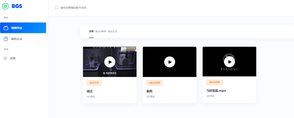 BGS本地局域网视频系统源码插图2