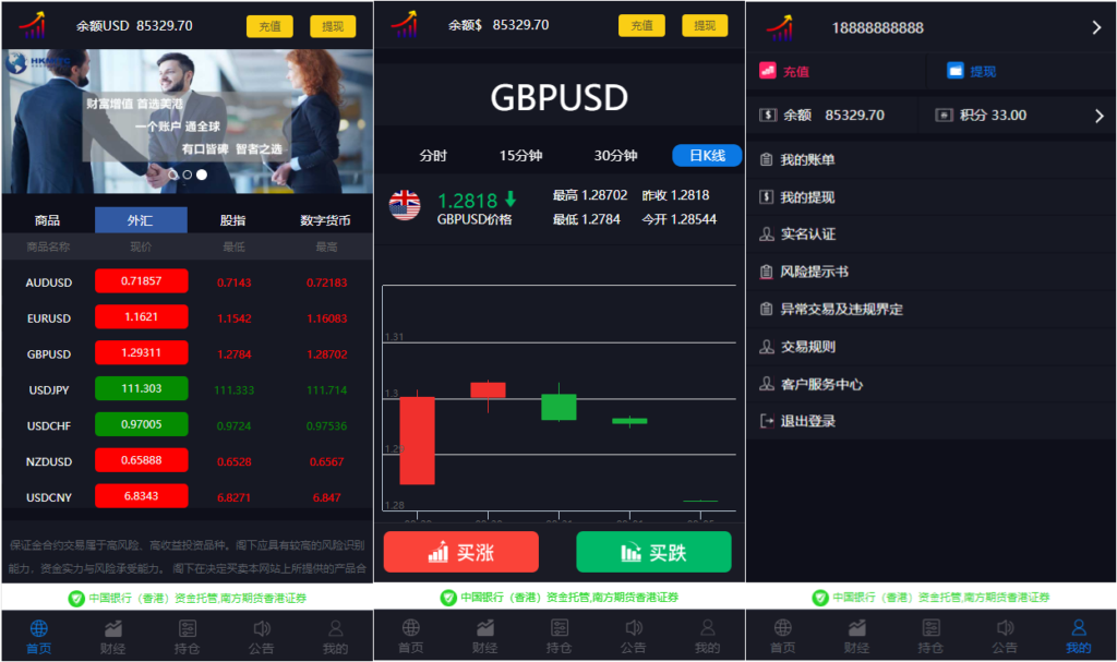最新美金版外汇股指手动结算点位盘系统Yii源码 非时间盘+完善风控系统+完整数据插图