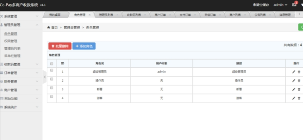 Cc-Pay多商户收款系统源码插图1