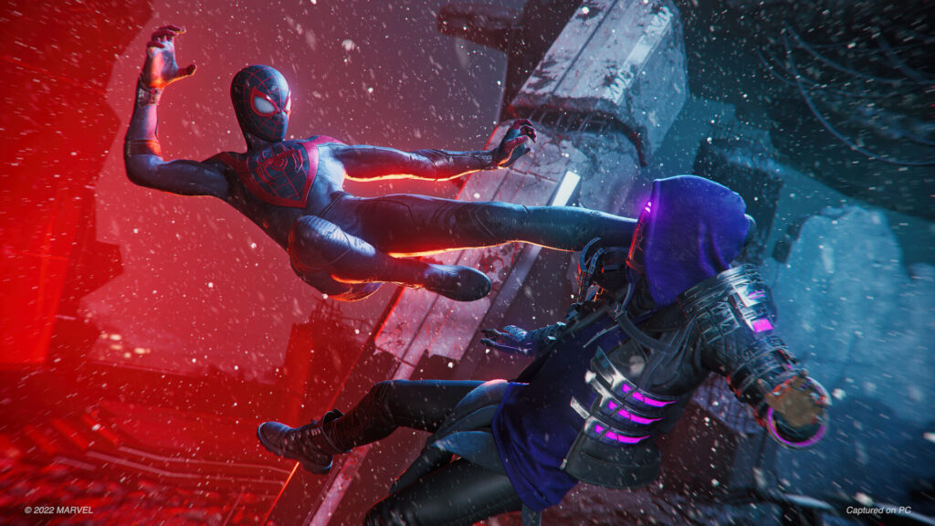 《漫威蜘蛛侠:迈尔斯·莫拉莱斯/Marvels Spider Man: Miles Morales》V2.1/官中/多项修G器/赠100%全解锁存档|容量56.8GB插图7 《漫威蜘蛛侠:迈尔斯·莫拉莱斯/Marvels Spider Man: Miles Morales》V2.1/官中/多项修G器/赠100%全解锁存档|容量56.8GB插图7
