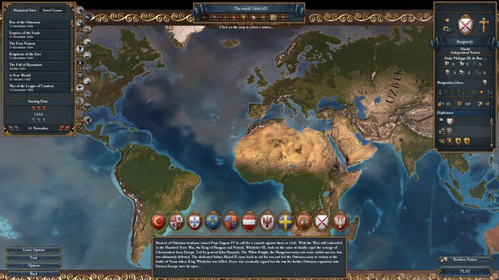 《GOG版本欧陆风云4/Europa Universalis IV》V1.36.2.2/容量6.43GB/简体中文汉化MOD/支持网络联机-源码交易网