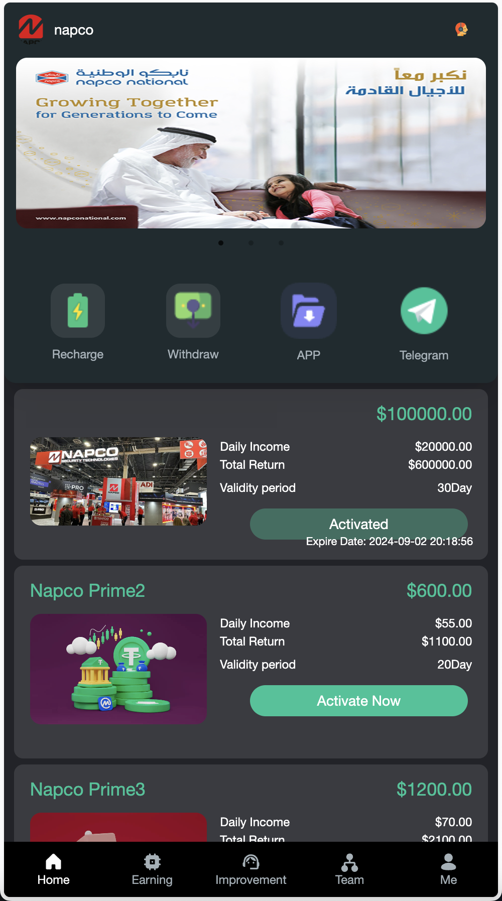 Napco海外投资理财源码/前端html+后端PHP+搭建教程-源码交易网