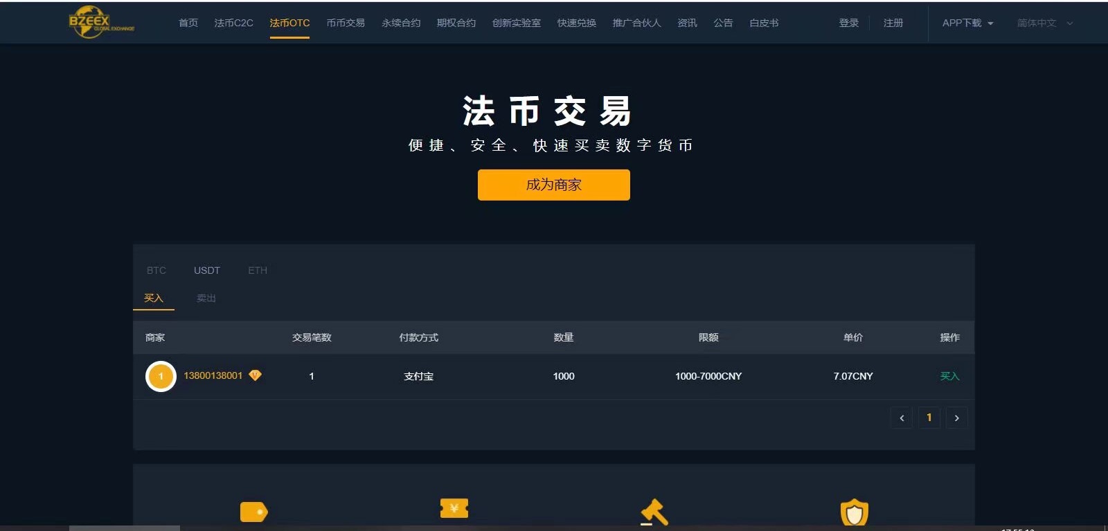 全开源BIZZAN币严多语言交易所/法币C2C+法币OTC+币币交易+永续合约+期权合约/前端vue+后端Java-源码交易网