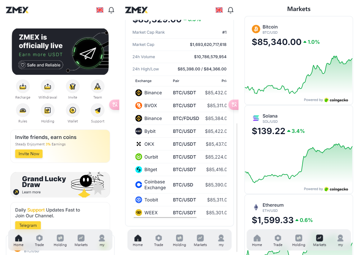 海外版UI精美AI量化区块链系统-源码交易网