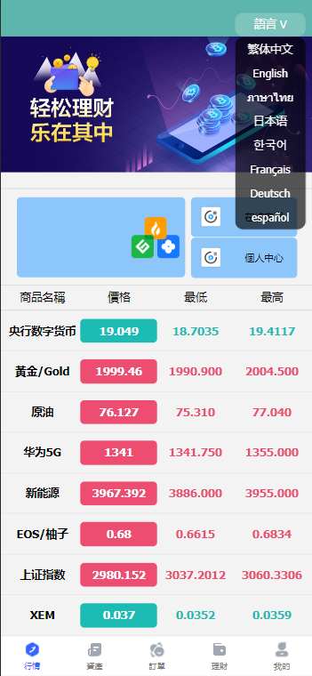 最新金属外汇微交易源码/多语言微盘系统/投资理财源码/完整交易控制-源码交易网